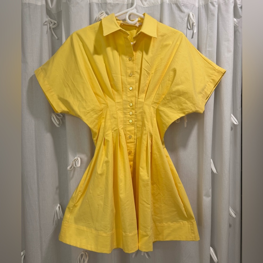 Anthropologie Yellow Tobie Dress
